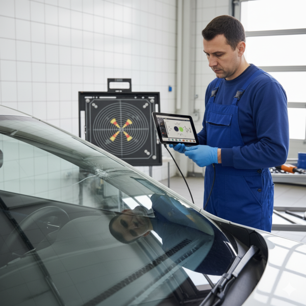 Pare-brise avec calibrage caméra à Aix-en-Provence