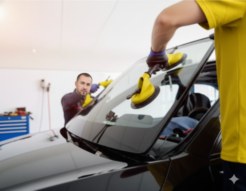 Prestation de réparation de pare-brise avec recalibrage des caméras de détection d'angles morts pour véhicules utilitaires et poids lourds Aix en Provence